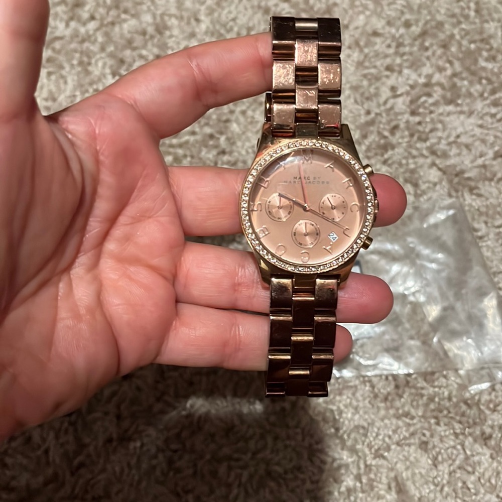 Rose Gold Marc Jacobs Watch